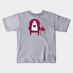 Cozy Ghost- Reading Kids T-Shirt